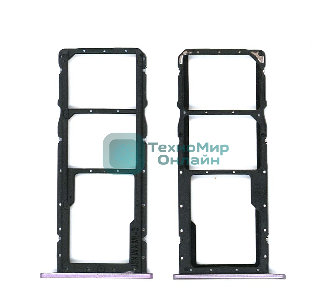 Лоток для SIM-карты Huawei Honor 8X фиолетовый