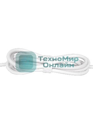 Сетевой фильтр Powercom SP-06W 3,0 м 3.0 м, 6 розеток, белый/серый, коробка