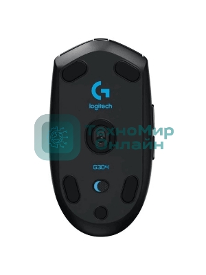 Мышь беспроводная Logitech G304 Lightspeed черный, 12000 dpi, радиоканал, USB, кнопки - 6