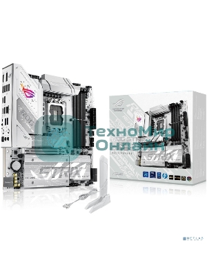 Материнская плата ASUS ROG STRIX B860-G GAMING WIFI, LGA 1851, Intel B860, 4xDDR5, 4xSATA, 4xM.2, 1xPCIe 5.0 x16, 1xDP, 1xHDMI, 1xThunderbolt 4, 1x 2.5Gb LAN, 1xUSB-C 20Gbps, 1xUSB-A 10Gbps, 3xUSB-A 5Gbps, 4xUSB-A 2.0, 2x3.5 мм, 7.1, mATX