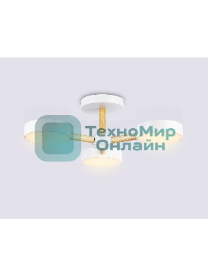 Светильник Ambrella light FL4821/3 WH белый 3000K-6400K 40W D580*160 (ПДУ ИК)