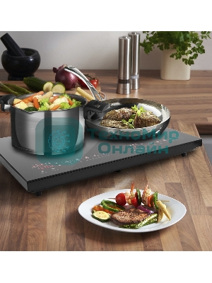 Электрическая плитка Kitfort KT-105 черный (настольная)