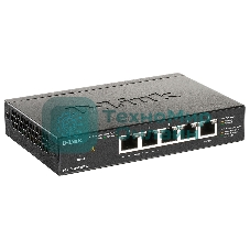 Коммутатор D-Link DGS-1100-05PDV2 5G 2PoE настраиваемый