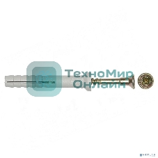 Дюбель-гвоздь Kranz грибовидный бортик, полипропилен 6х40, пакет (100 шт./уп.)