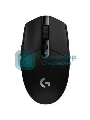 Мышь беспроводная Logitech G304 Lightspeed черный, 12000 dpi, радиоканал, USB, кнопки - 6