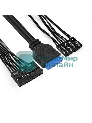 Компьютерный корпус Minitower ExeGate BAA-105U2-01-UNS500 (mATX, БП UNS500 с вент. 12см, 2*USB+2*USB 3.0, аудио, черный)