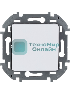 Переключатель без фиксации - кнопка, Н.О./Н.З. контакты 6A 250В белый