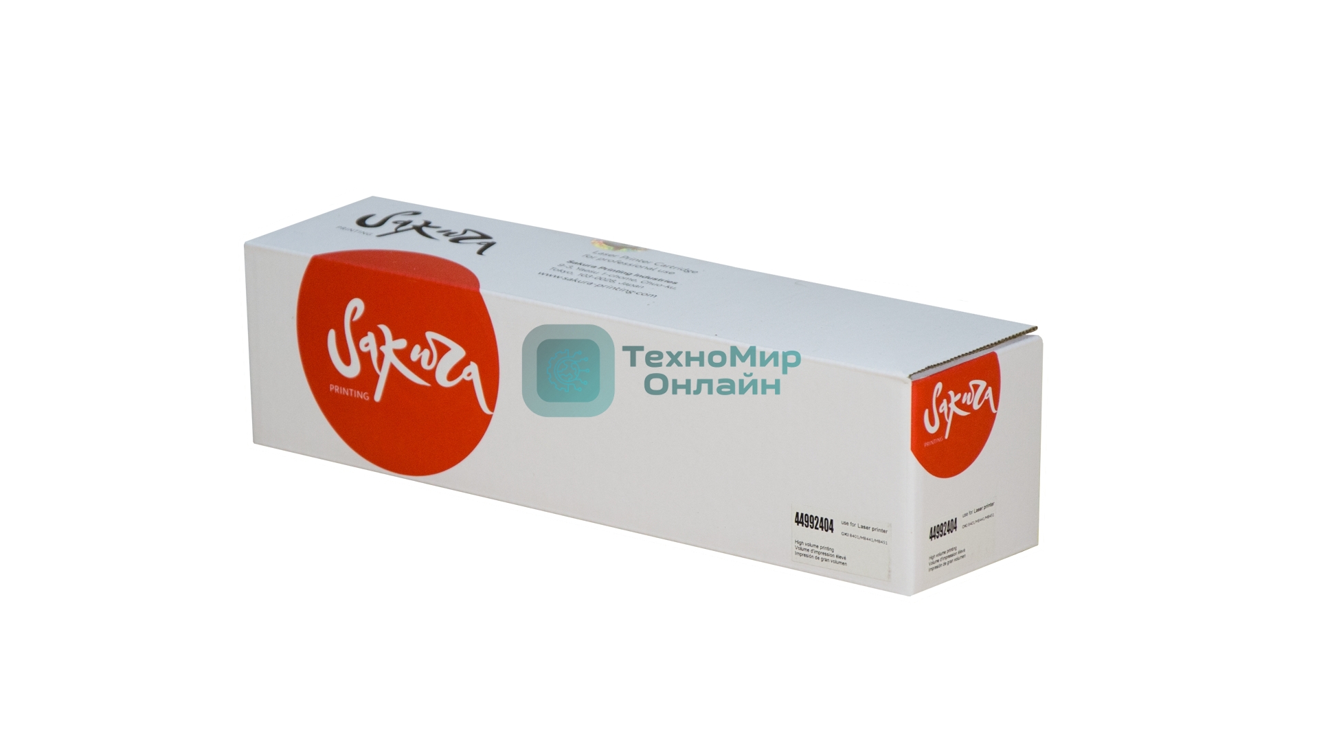 Картридж Sakura 44992404 для OKI B401/ MB441/ MB451, черный, 2500 к.