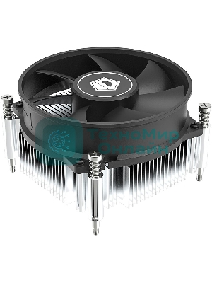 Кулер ID-COOLING DK-19 PWM серебристый/черный 92мм алюминий 2200rpm 26db 4-pin 95W 55мм