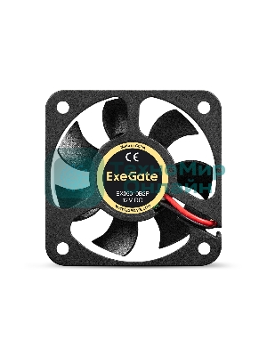 Вентилятор для корпуса ExeGate EX05010B2P черный, 50 мм, 5500 об/мин, 30 дБ, 2 pin
