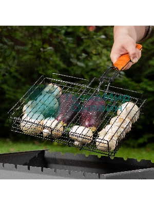 Решетка гриль Camping Palisad 260х320х65мм объемная антиприг.