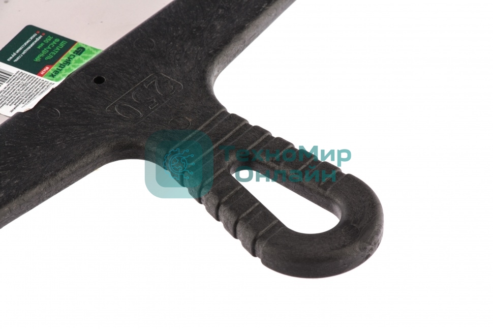 Шпатель фасадный Сибртех из нержавеющей стали, 250 мм, пластмассовая рукоятка