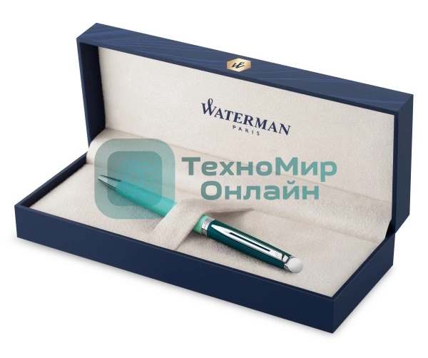 Ручка шариковая Waterman Hemisphere Colour Blocking (2190125) Green CT, M, синие чернила, подарочная коробка