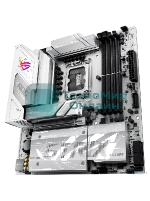 Материнская плата ASUS ROG STRIX B860-G GAMING WIFI, LGA 1851, Intel B860, 4xDDR5, 4xSATA, 4xM.2, 1xPCIe 5.0 x16, 1xDP, 1xHDMI, 1xThunderbolt 4, 1x 2.5Gb LAN, 1xUSB-C 20Gbps, 1xUSB-A 10Gbps, 3xUSB-A 5Gbps, 4xUSB-A 2.0, 2x3.5 мм, 7.1, mATX