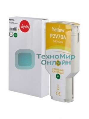 Картридж струйный Sakura P2V70A для HP, желтый, 300 мл.