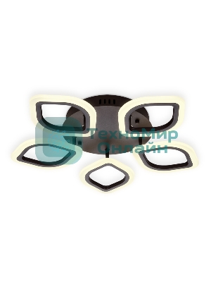 Потолочный светодиодный светильник FA443/5 CF кофе 60W 540*520*80 (ПДУ РАДИО 2.4G)