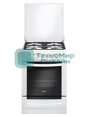 Плита комбинированная Gefest ПГЭ 6102-02 белый, конфорок 4 газовых, духовка 55 л, 60 см x 85 см x 60 см