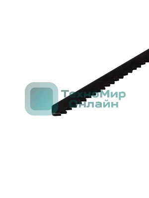 Пилка для электролобзика по оргстеклу Kranz T119BO 76 мм 12 зубьев на дюйм 4-20 мм фигурный рез (2 шт./уп.)