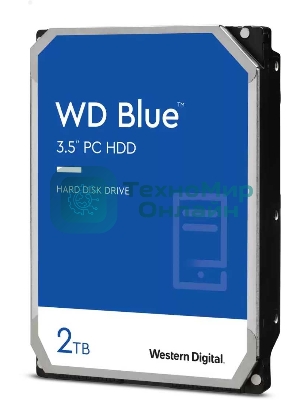 Жесткий диск Western Digital 2Tb 7200rpm WD20EZBX SATA-III Blue 256Mb 3.5