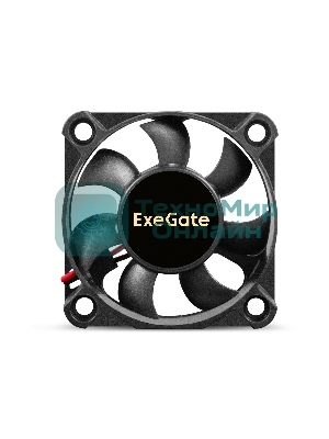 Вентилятор для корпуса ExeGate EX05010B2P черный, 50 мм, 5500 об/мин, 30 дБ, 2 pin