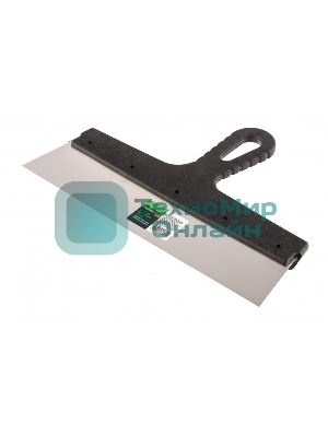 Шпатель фасадный Сибртех из нержавеющей стали,300 мм,пластмассовая рукоятка