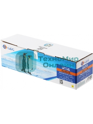 Картридж лазерный G&G GG-CE312A (CE312A) желтый (1000 стр.) для HP LaserJet Pro MFP M175nw/CP1025/1025nw/M275 MFP, LBP7010/7018C