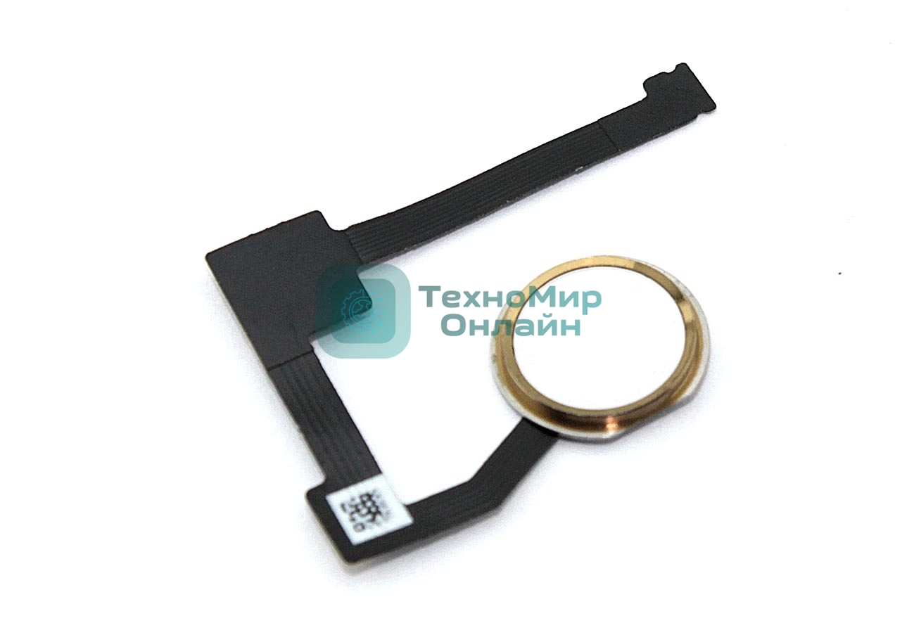 Шлейф кнопки Home для Apple iPad Air 2, iPad Mini 4 золотой