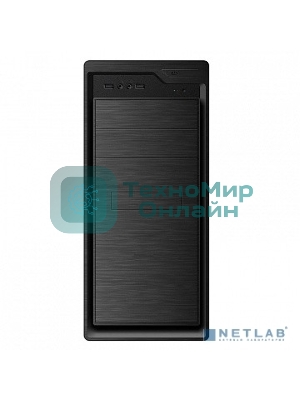 Компьютерный корпус BA831BK PM-600ATX-F U3.0*2+A(HD) Mid-ATX 6178877