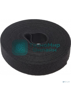 Лента-липучка многоразовая Rexant 5 м х 20 мм, черная (1 шт.)