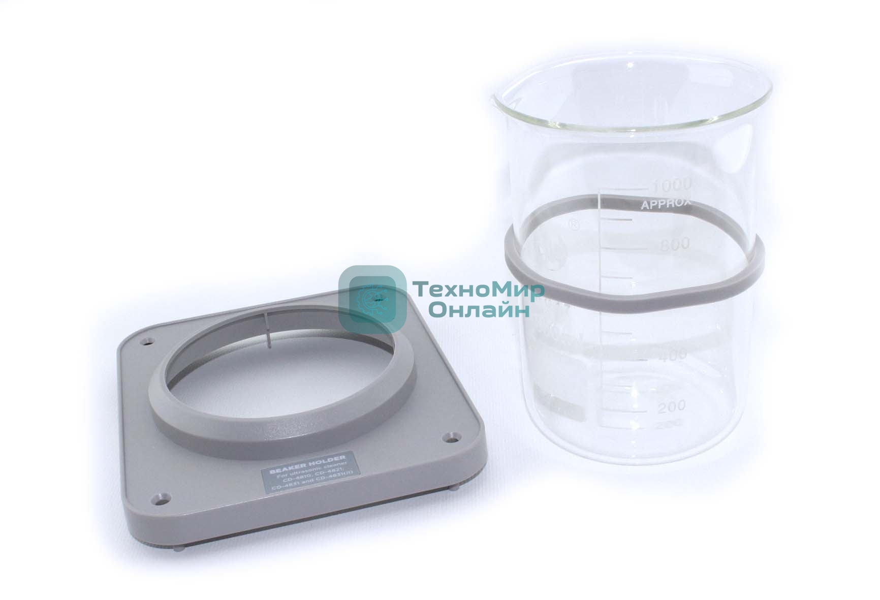 Колба стеклянная для УЗВ Codyson 1000мл с держателем