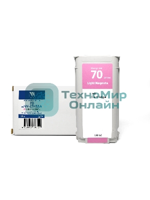 Картридж струйный NVPrint 70 (NV-C9455A) Light Magenta для HP DesignJet Z2100/Z3100/Z3200/Z5200/Z5400 (130 мл) совместимый