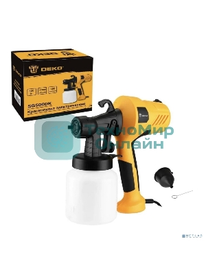 Краскопульт электрический DEKO SG500DK, 800 мл, 500Вт