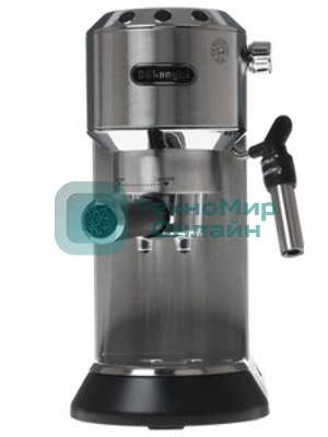 Кофеварка рожковая DeLonghi EC685.M серебристый, исп. кофе - молотый/чалды, 1.1 л, 1350 Вт, 15 бар