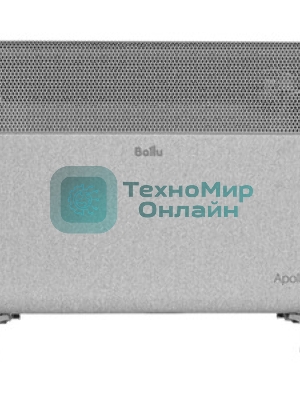 Конвектор электрический Ballu Apollo digital INVERTER Moon Gray BEC/ATI-1501 серый, 1500 Вт, 20 м2, термостат, дисплей, WiFi