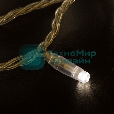 Гирлянда Neon-night Нить 10м, постоянное свечение, прозрачный ПВХ, 24В, теплый белый