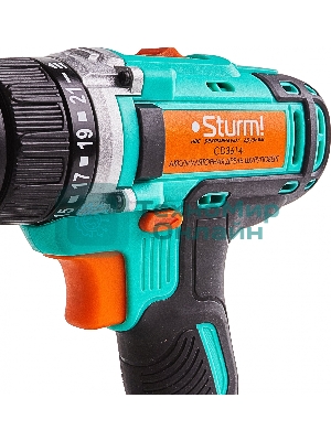Дрель-шуруповерт Sturm CD3614, 14 В, 2 Ач, 28 Нм, щеточный