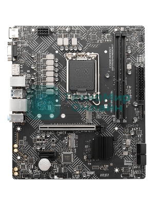 Материнская плата MSI PRO H610M-G, LGA 1700, Intel H610, 2xDDR5, 4xSATA, 1xM.2, 1xPCIe 4.0 x16, 1xPCIe 3.0 x1, 1xHDMI, 1xDP, 1xVGA, 1xRJ45 1Gb, 2xUSB-A 3.2 Gen 1, 4xUSB-A 2.0, 3x3.5мм, 7.1, mATX