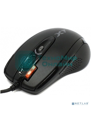 Мышь проводная A4Tech X-718BK черный, 3000 dpi, USB, кнопки - 7
