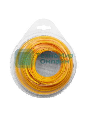 Леска для триммера Denzel квадратная, 2.0мм х 15м, блистер