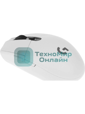 Мышь беспроводная Logitech G304 Lightspeed белый, 12000 dpi, радиоканал, USB, кнопки - 6
