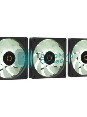 Вентилятор для корпуса Ocypus Gaммa F12 Elite BK ARGB REVERSE BLADE 3 IN 1, 120x120x25мм, 4-PIN PWM, 600-1800 RPM, 26 DBA MAX, HYDRO BEARING
