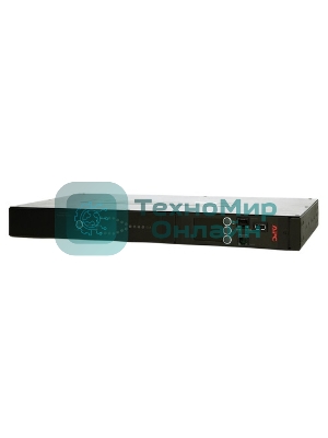 Стоечный автоматический переключатель ввода резерва APC Rack ATS, 230V, 16A, C20 in, (8) C13 (1) C19 out