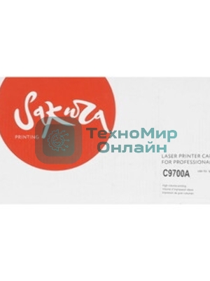 Картридж лазерный Sakura C9700A для HPColor LaserJet 1500/2500 series, черный, 4000 к.