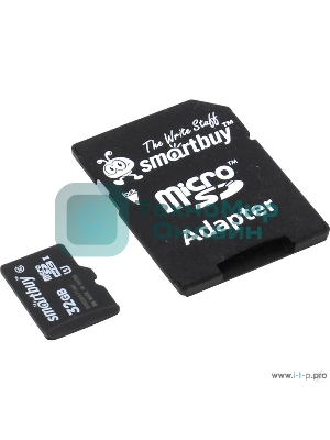 Флеш карта Smartbuy microSD 32Gb, microSDHC Class 10 (SD адаптер)