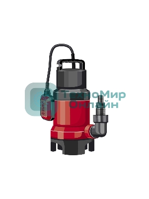 Насос ЗУБР НПГ-М1-900 мастер м1 погружной дренажный для грязной воды d частиц до 35мм 900Вт 230л/м