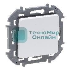 Переключатель без фиксации - кнопка, Н.О./Н.З. контакты 6A 250В белый