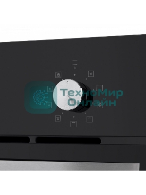 Духовой шкаф электрический Maunfeld EOEM.589B черный/серебристый, встраиваемый