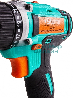 Дрель-шуруповерт Sturm CD3614, 14 В, 2 Ач, 28 Нм, щеточный