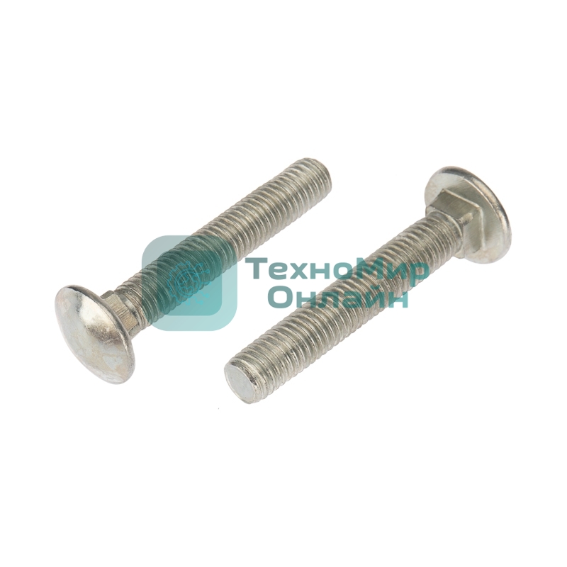 Болт мебельный Kranz DIN 603, 10х50, пакет (2шт.)