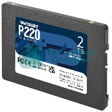 Накопитель SSD Patriot P220, 2Tb, SATA III, 2.5